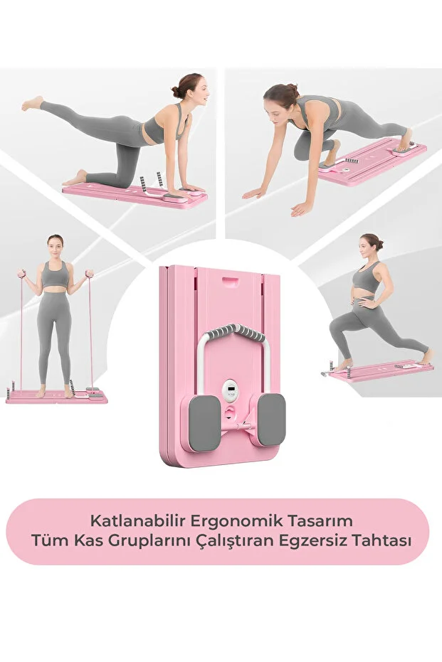 Relax Katlanabilir Çok Fonksiyonlu Pilates Reformer Tahtası – Tüm Vücut Egzersiz Aleti